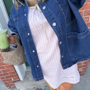 Aerie Pink Striped Dress